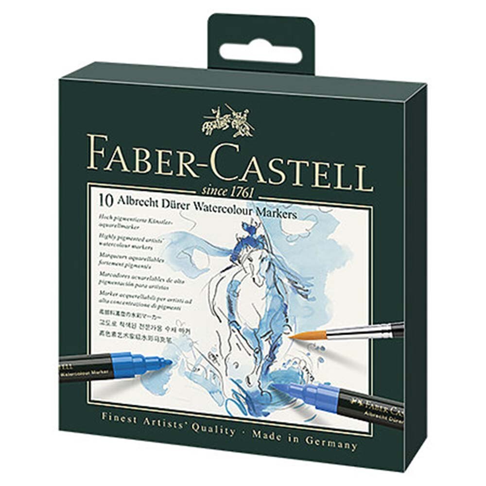 Faber-Castell, Marker Set, Art & School, A Durer, Watercolor Marker, 10 color, 406304